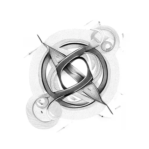 Infinity Symbol, love , glasses tattoo design idea