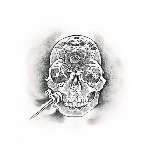 skulls tattoo design idea