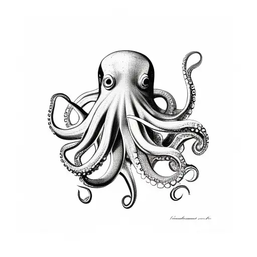 octopus olding a vintage dive helment tattoo design idea