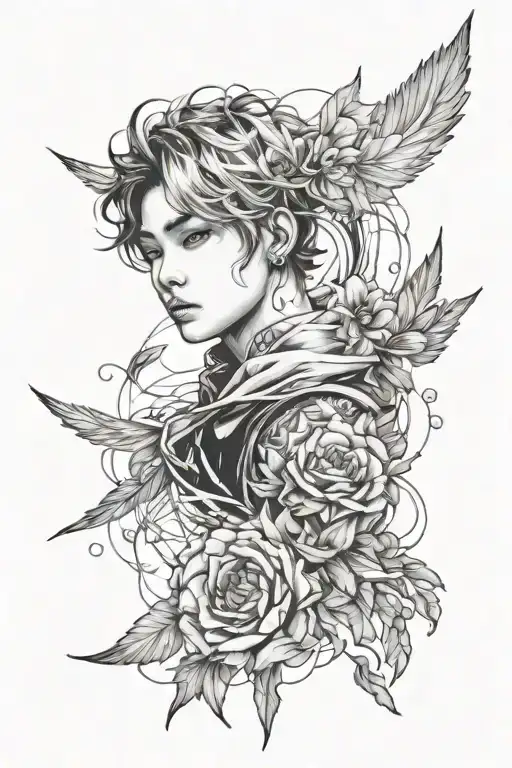 Min Yoongi tattoo design idea