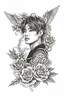 Min Yoongi tattoo design idea