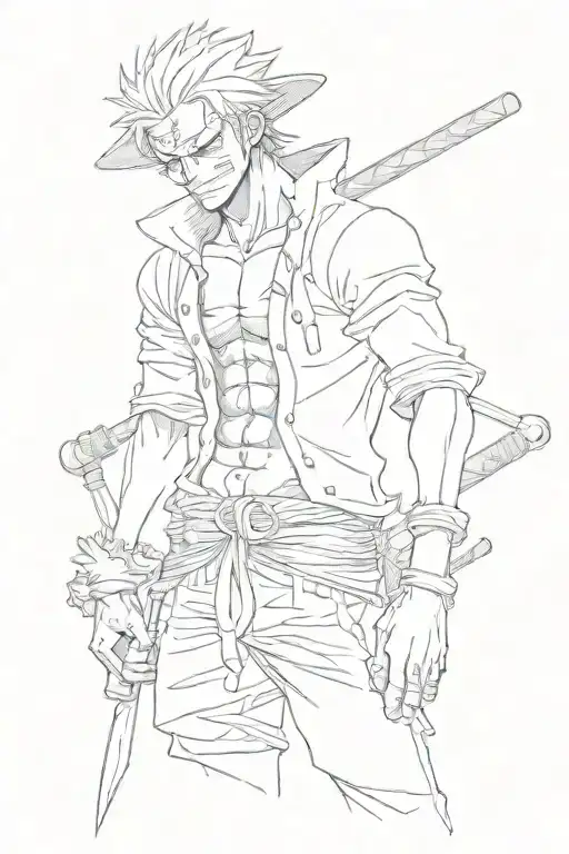 one piece law Senior Pink zoro luffy one piece tattoo design idea