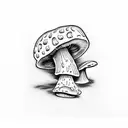 mushroom lsd tattoo design idea