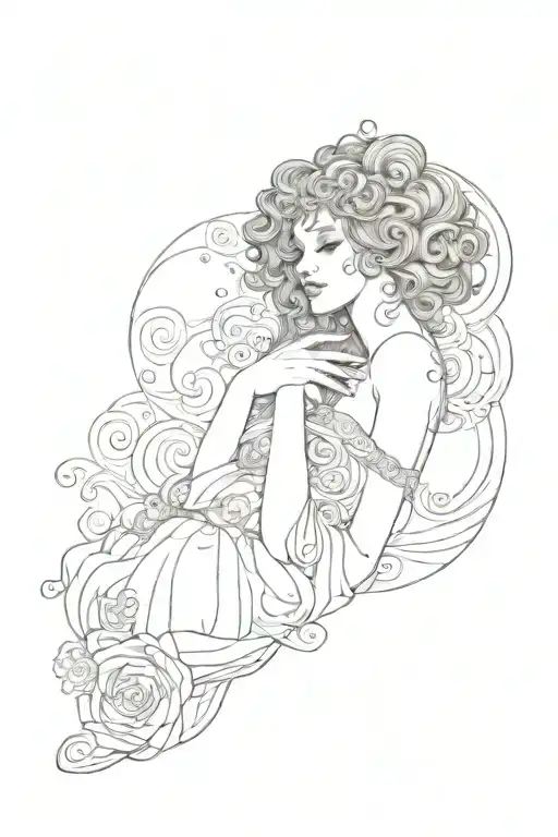 klimt tattoo design idea