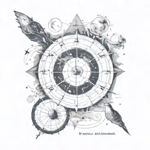 per aspera ad astra tattoo design idea