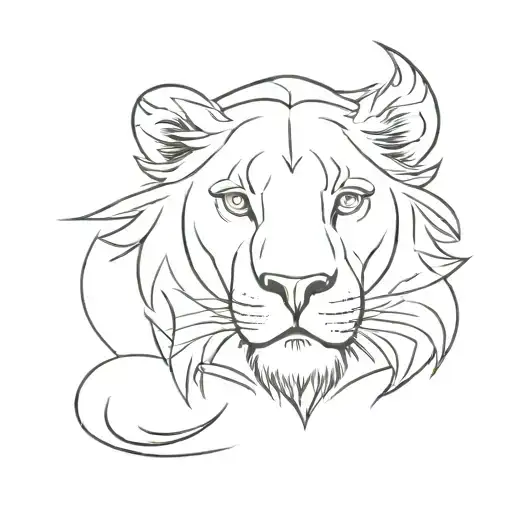 leo tattoo design idea