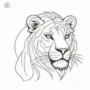 leo tattoo design idea