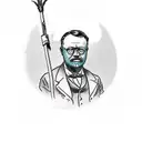  man in the arena teddy roosevelt tattoo design idea