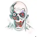 Captain Spaulding as zombie tattoo design idea