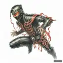 Ermac cyborg mortal kombat tattoo design idea