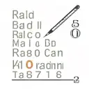 radium periodic table with Monaco f1 track outline and a fountain pen nib tattoo design idea