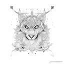 Courage tattoo design idea