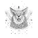 Courage tattoo design idea