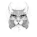 Courage tattoo design idea