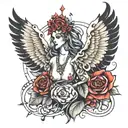 let go let god tattoo design idea