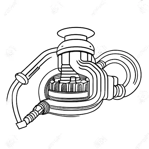 Turbocharger tattoo design idea