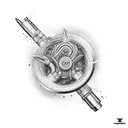 Turbocharger tattoo design idea