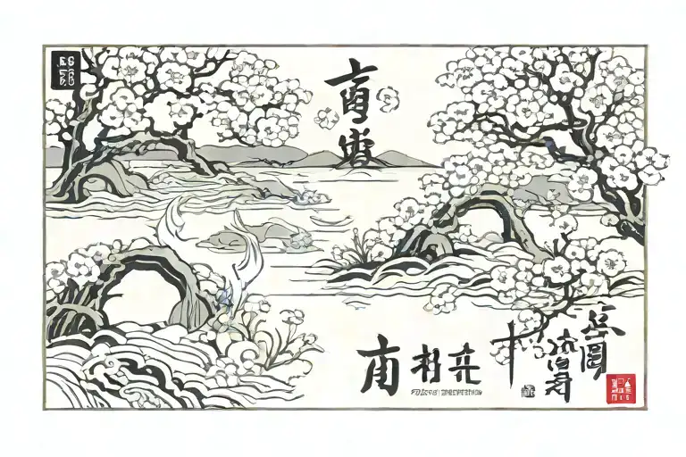 Japanese proverb written tattoo design idea