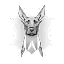 doberman tattoo design idea