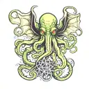 Cthulhu tattoo design idea