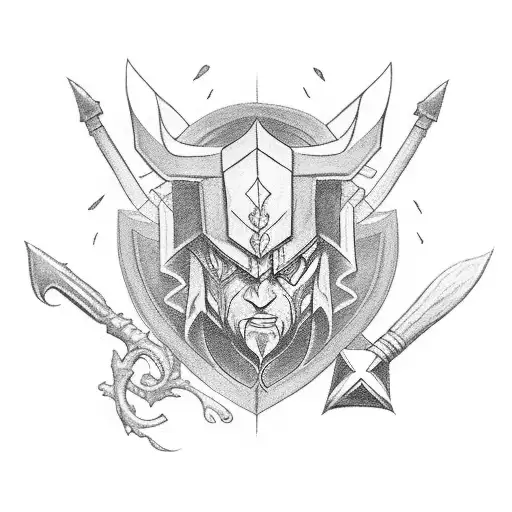 A Critical Role-inspired tattoo featuring your favorite character tattoo design idea