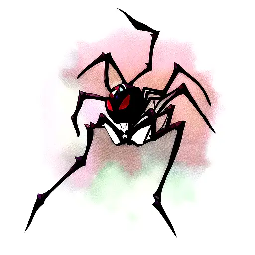 Spider tattoo design idea