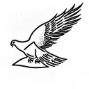 eagle and dove tattoo design idea