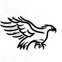 eagle and dove tattoo design idea