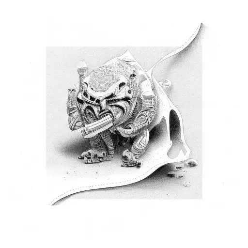 trust no one  tattoo design idea