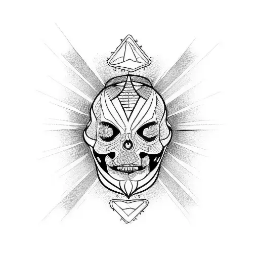 magician tattoo design idea