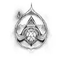 Lotr of the rings tattoo design idea