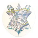 Treasure map tattoo design idea