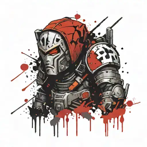 juggernaut dota 2 tattoo design idea