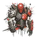 juggernaut dota 2 tattoo design idea