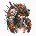 juggernaut dota 2 tattoo design idea