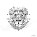 lion turtle tattoo design idea