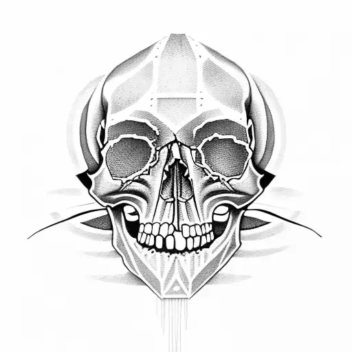 revan fly from a skull tattoo design idea
