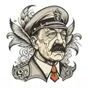hitler tattoo design idea