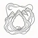 earthquake  tattoo design idea