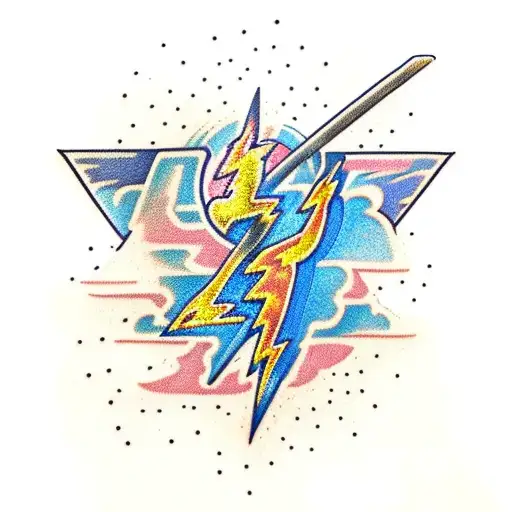 Lightning Bolt tattoo design idea