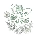 this too shall pass tattoo design idea