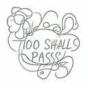 this too shall pass tattoo design idea