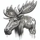 gun and sidhu moose wala tattoo design idea