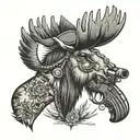 gun and sidhu moose wala tattoo design idea