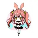 Create a tattoo design inspired by the anime character "Bunny Girl Senpai". The tattoo should capture the character's un tattoo design idea