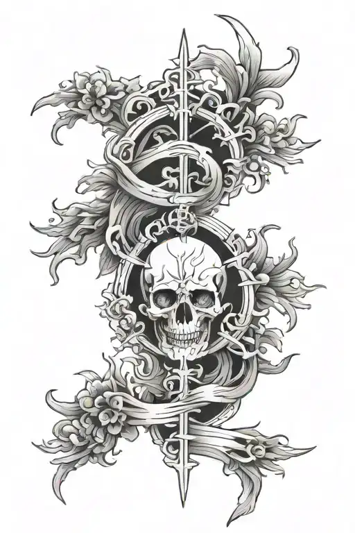 seven deadly sins spine tattoo symbols representing the beauty of your sins tattoo design idea