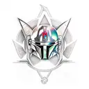 mandalorian tattoo design idea