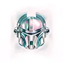 mandalorian tattoo design idea