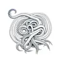 kraken tattoo design idea