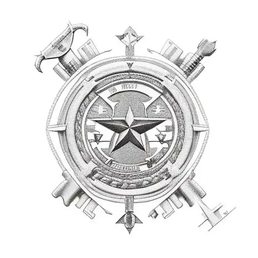 military family tattoo design idea